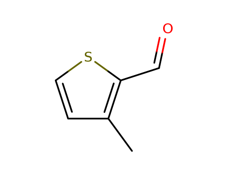 5834-16-2,3-Methyl-2-thiophenecarboxaldehyde,2-Formyl-3-methylthiophene;3-Methyl-2-formylthiophene;3-Methylthiophene-2-aldehyde;3-Methylthiophene-2-carboxaldehyde;