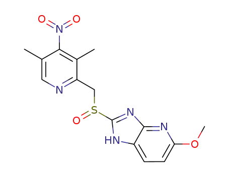 5-methoxy-2-[(4-nitro-3,5-dimethyl-2-pyridinyl)methylsulfinyl]imidazo[4,5-b]pyridine