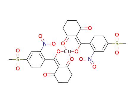 copper chelate of 2-(2'-nitro-4'-methylsulphonylbenzoyl)-1,3-cyclohexanedione