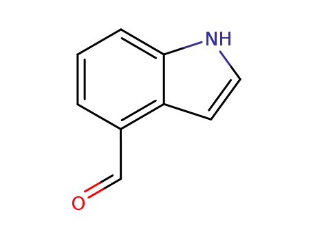 Molecular Structure of 1074-86-8 (Indole-4-carboxaldehyde)