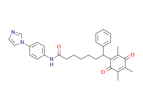 N-[4-(imidazol-1-yl)phenyl]-7-phenyl-4-(3,5,6-trimethyl-1,4-benzoquinon-2-yl)heptanamide