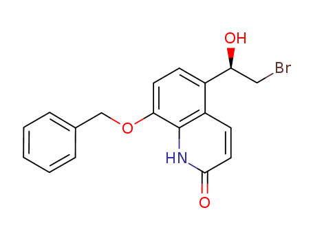 530084-79-8,8-Benzyloxy-5-((R)-2-broMo-1-hydroxyethyl)-1H-quinolinone,8-Benzyloxy-5-((R)-2-bromo-1-hydroxyethyl)-1H-quinolinone;