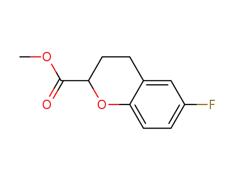 6-Fluoro-3,4-dihydro-2H-1-benzopyran-2-carboxylic acid methyl ester