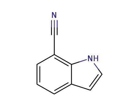 Molecular Structure of 96631-87-7 (7-Cyanoindole)