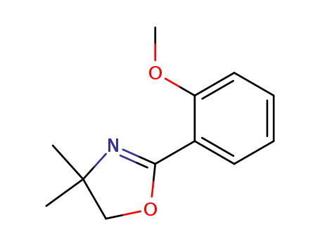 Molecular Structure of 57598-33-1 (2-(2-METHOXYPHENYL)-4,4-DIMETHYL-2-OXAZOLINE)