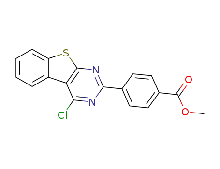 methyl 4-(4-chlorobenzothieno[2, 3-d]pyrimidin-2-yl)phenylcarboxylate