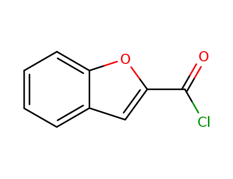 Molecular Structure of 41717-28-6 (BENZOFURAN-2-CARBONYL CHLORIDE)
