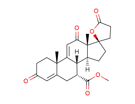 7-methyl hydrogen 17-hydroxy-3,12-dioxo-17α-pregna-4,9(11)-diene-7α,21-dicarboxylate, γ-lactone