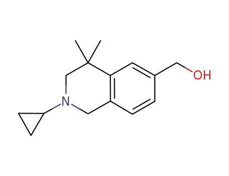 2-cyclopropyl-6-hydroxymethyl-4,4-dimethyl-1,2,3,4-tetrahydroisoquinoline