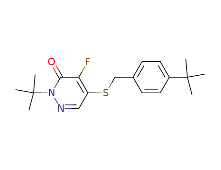 2-tert-butyl-4-fluoro-5-(4-tert-butylbenzyl)mercapto-3-(2H)-pyridazinone