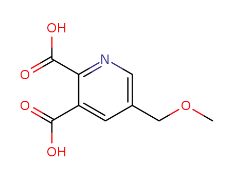 Molecular Structure of 143382-03-0 (5-Methoxymethyl-2,3-pyridinedicarboxylic acid)