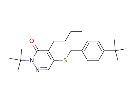2-t-butyl-4-butyl-5-(p-t-butylbenzylthio)-3(2H)-pyridazinone