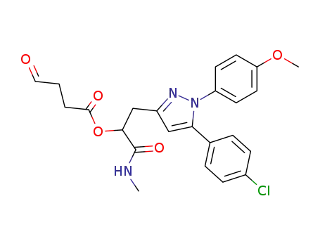 3-[5-(4-Chlorophenyl)-1-(4-methoxyphenyl)-3-pyrazolyl]-N-methyl-N-succinyloxy-propanamide