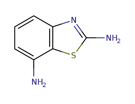 Molecular Structure of 100958-73-4 (Benzothiazole, 2,7-diamino- (6CI))