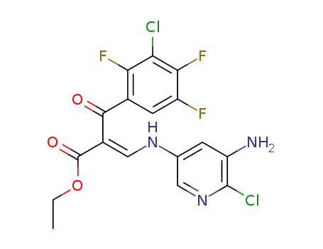 ethyl 3-[(5-amino-6-chloropyridin-3-yl)amino]-2-(3-chloro-2,4,5-trifluorobenzoyl)acrylate