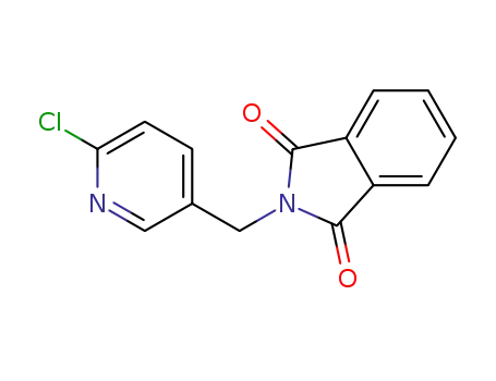Molecular Structure of 120739-60-8 (2-[(6-Chloropyridin-3-yl)Methyl]isoindole-1,3-dione)