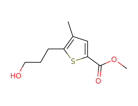 methyl 5-(3-hydroxypropyl)-4-methylthiophene-2-carboxylate
