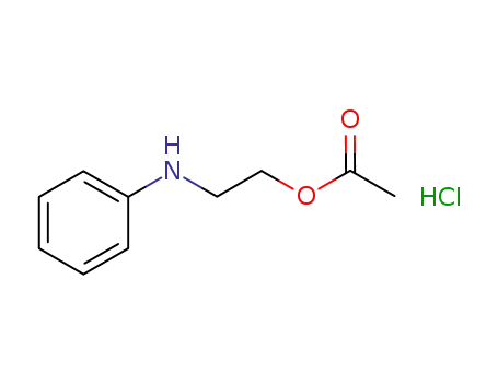 2-anilinoethyl acetate hydrochloride