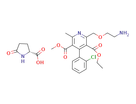 amlodipine (R)-(+)-pyroglutamate