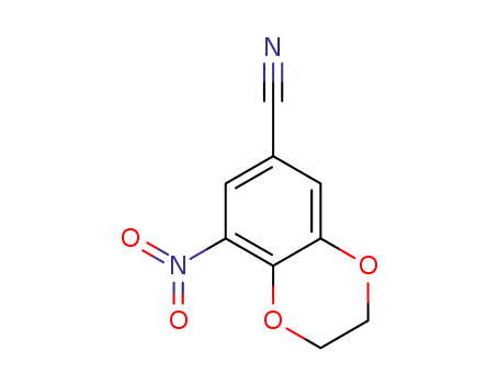 8-nitro-2,3-dihydro-benzo[1,4]dioxine-6-carbonitrilebenzonitrile