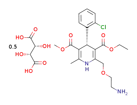 (S)-(-)-amlodipine-hemi-L-tartrate