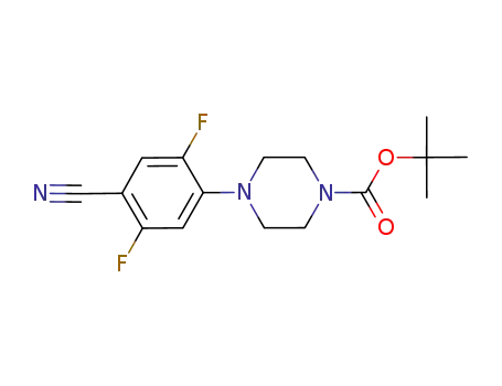 tert-butyl 4-(4-cyano-2,5-difluorophenyl)piperazine-1-carboxylate