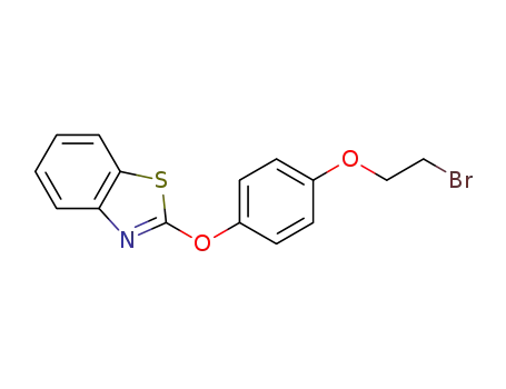 Molecular Structure of 841200-43-9 (Benzothiazole, 2-[4-(2-bromoethoxy)phenoxy]-)