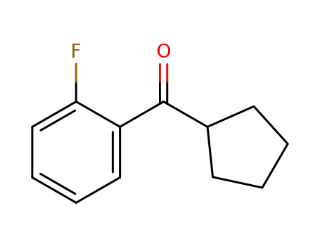 Molecular Structure of 111982-45-7 (2-FLUOROPHENYL CYCLOPENTYL KETONE)