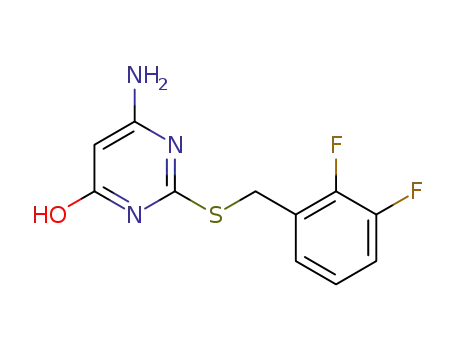 6-amino-2-[[(2,3-difluorophenyl)methyl]thio]-4-pyrimidinol