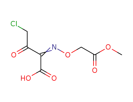 4-chloro-2-[(methoxycarbonyl)methoxyimino]-3-oxo-butyric acid