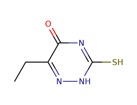 1,2,4-Triazin-5(2H)-one, 6-ethyl-3,4-dihydro-3-thioxo-