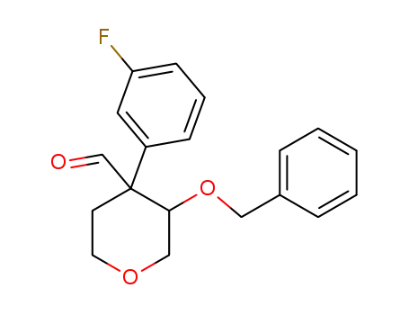 4-›3-(Benzyloxy)-5-fluorophenyl›-4-formyl-3,4,5,6-tetrahydro-2H-pyran