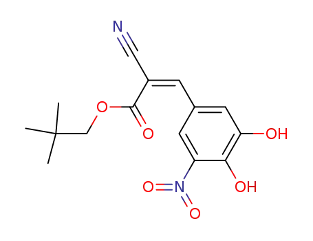 Neopentyl 2-cyano-3-(3,4-dihydroxy-5-nitrophenyl)acrylate