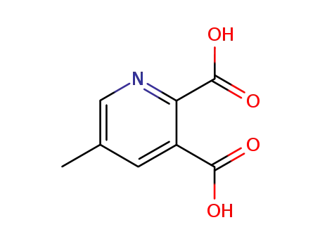 Molecular Structure of 53636-65-0 (5-Methylpyridine-2,3-dicarboxylic acid)