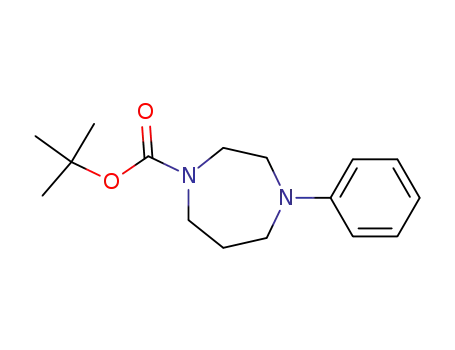 Molecular Structure of 868063-55-2 (tert-butyl 4-phenyl-1,4-diazepane-1-carboxylate)