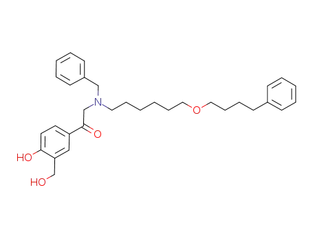 4-hydroxy-α'-[[[6-(4-phenylbutoxy)hexyl]benzylamino]methyl]-1,3-benzenedirmethanol