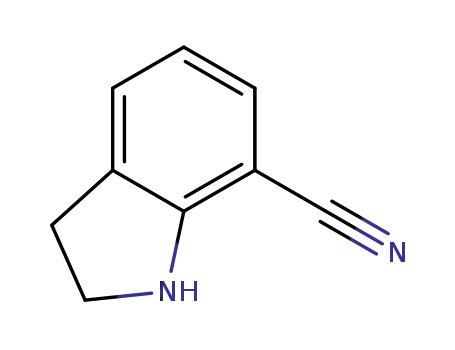 Molecular Structure of 115661-82-0 (7-indolinecarbonitrile)