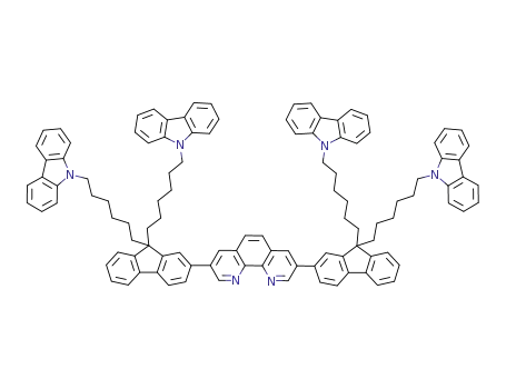 3,8-bis(9,9-bis(6-(9H-carbazol-9-yl)hexyl)-9H-fluoren-2-yl)-1,10-phenanthroline