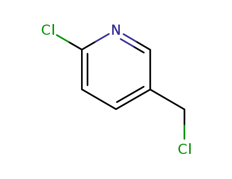 Molecular Structure of 70258-18-3 (2-Chloro-5-chloromethylpyridine)