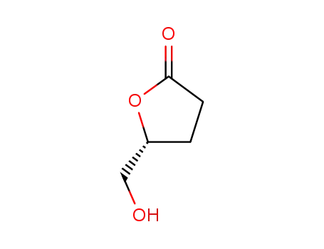 Molecular Structure of 52813-63-5 ((R)-5-Hydroxymethyldihydrofuran-2-one)