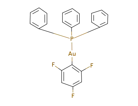 2,4,6-trifluorophenyl(triphenylphosphine)gold(I)