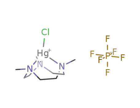 {Hg(1,4,7-trimethyl-1,4,7-triazacyclononane)Cl}PF6
