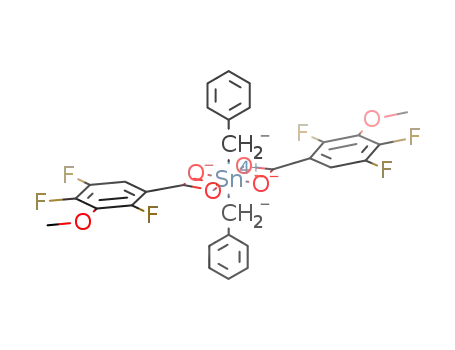 [(dibenzyltin)(2,4,5-trifluoro-3-methoxybenzoic acid(-H)(1-))2]