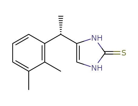 Molecular Structure of 847829-38-3 (2H-Imidazole-2-thione, 4-[(1S)-1-(2,3-dimethylphenyl)ethyl]-1,3-dihydro-)