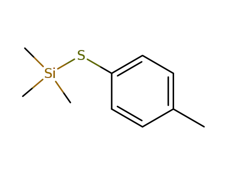 Molecular Structure of 38325-59-6 (Silane, trimethyl[(4-methylphenyl)thio]-)