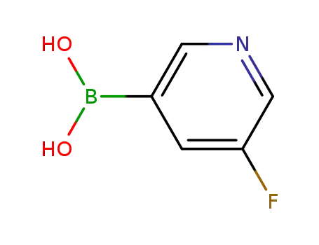 Molecular Structure of 872041-86-6 (5-Fluoropyridin-3-ylboronic acid)