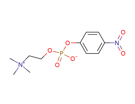 Ethanaminium,2-[[hydroxy(4-nitrophenoxy)phosphinyl]oxy]-N,N,N-trimethyl-, inner salt