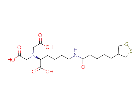 N-[5-(1,2-dithiolan-3-ylpentanoylamino)-1-carboxypentyl]iminodiacetic acid