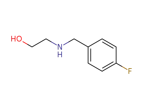Molecular Structure of 22116-33-2 (2-(4-FLUOROBENZYLAMINO)ETHANOL)