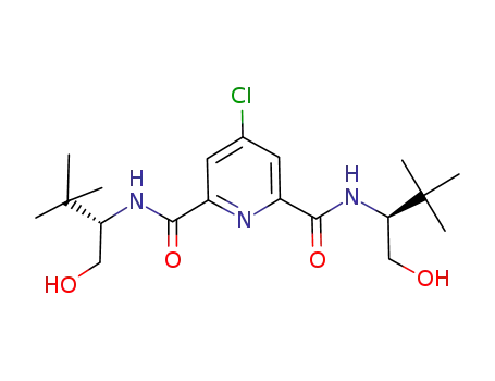 4-chloro-N,N'-bis[(1S)-1-(hydroxymethyl)-2,2-dimethylpropyl]pyridine-2,6-dicarboxamide